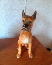 Goebel Porzellan Hund Boxer 34 cm Figur 3001233 Keramik