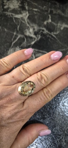 Citrin ring 8ct 333 - ring, 8k