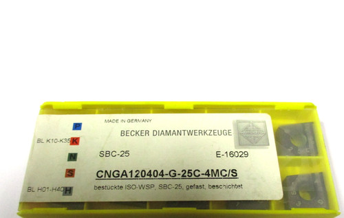 Becker cbn wendeplatten - 10,