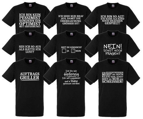 Tshirt mit spruch fun lustig - fun,