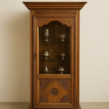 Antiker Vitrinenschrank