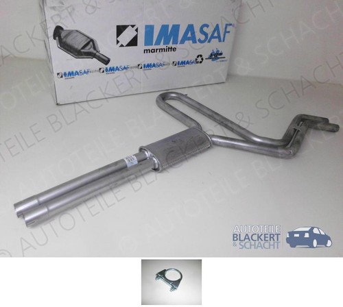 Imasaf auspuff mitteltopf - imasaf,