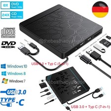 7 in 1 USB 3.0 Externes CD/DVD