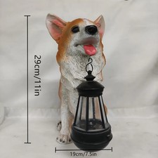 Terrassendekoration Gartenfigur Tierfigur Welpen Außenbereich wetterfest