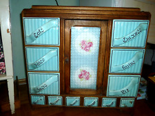 Art Deco Schüttenregal , Gewürzschütten, Schüttenschrank