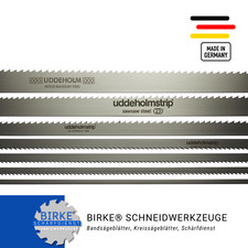 Bandsägeblatt Uddeholm Schwedenstahl von 3500mm-5500mm Breite von 6mm-30mm