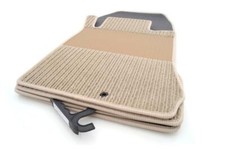 Rips Fußmatten W210 S210 AMG Mercedes Original Qualität Auto-Ripsmatten beige