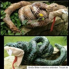 Schlange Stofftier 120cm