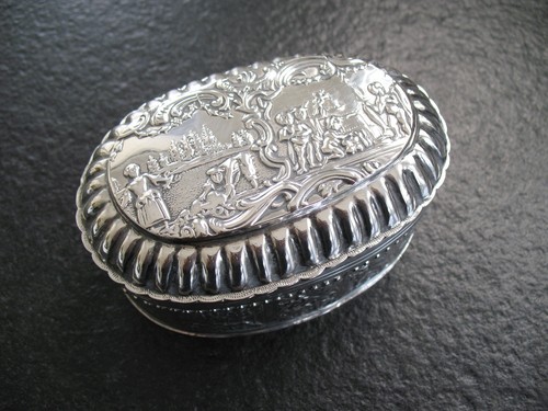 Dose silber 833 schmuckdose - dose,