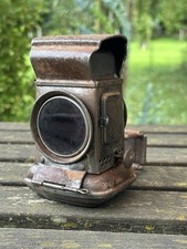 Antike Eisen Fahrrad Öl Lampe