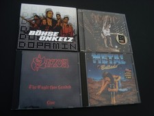 4CD- Alben Sammlung: Saxon Live + AC/DC +  Metal Ballads  + Böhse Onkelz Dopamin