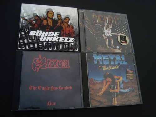 4cd alben sammlung saxon - sammlung:,