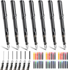Kalligraphie Füller Set 7 Kalligraphie Stifte Mit Austauschbar 36 Tintenpatronen