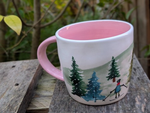 Winter tasse keramik - winter, 420ml