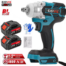 1800Nm Akku Schlagschrauber Elektrischer Kfz Drehschlagschrauber Reifenwechse DE