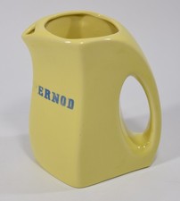 vintage PERNOD Krug Pitcher gelbe Keramik 450 ml Anislikör Frankreich Kanne Deko