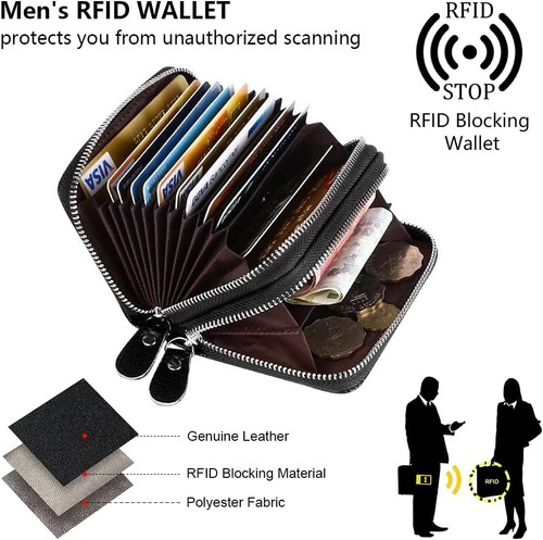 Kreditkartenetui leder rfid - kreditkartenetui, leder,