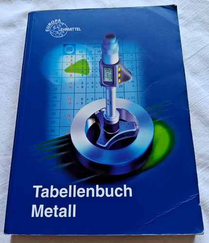 Tabellenbuch metall ohne - tabellenbuch,