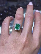 1,80 ct Verlobungsring Halo