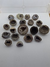 Achte - Geoden Drusen Mineraliensammlung Auflösung viele schöne Einzelstücke top