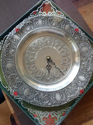 Zinn uhr mit original - uhr,