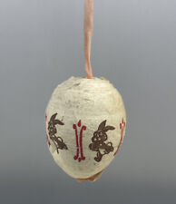 Rarität Watte Ei Osterei Figur Antik Alt Ostern Osterschmuck Schmuck Zubehör