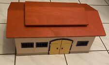 Schleich® Stall Pferdestall 40165 Reiterhof/Horseclub Holz Kunststoff Gebraucht