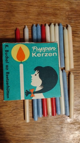 Ddr puppen kerzen bunt - puppen,