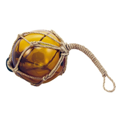 Fischerkugel aus glas tauwerk - aus, glas/tauwerk