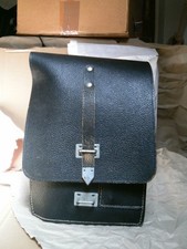 Echtledertaschen (robustes Vollleder) 27x10 cm/ schwarz/ 2 Innenfächer/gebraucht