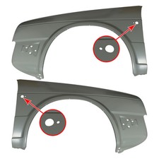 Kotflügel Fender Set rechts &