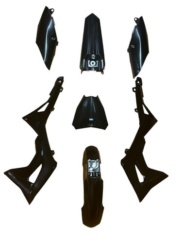 Verkleidung set typ schwarz - set,