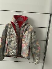 Daunenjacke und Weste Damen 38 grau / bunt