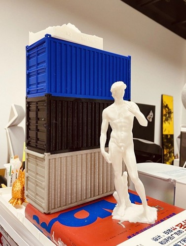 Shipping container miniature - shipping,