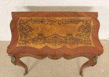 Spieltisch Beistelltisch Konsole intarsiert