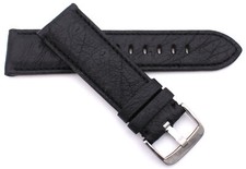 Strauss watch strap black - strap,