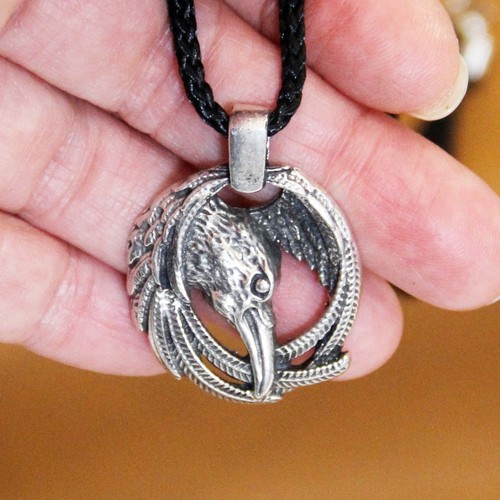 Rabe odins amulett anhänger - amulett,