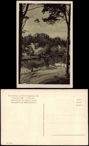 Ansichtskarte woltersdorf - ansichtskarte,