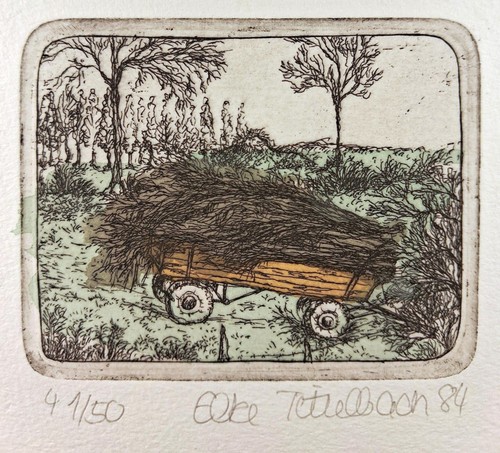 Aquatinta 1984 signiert - 1984.,
