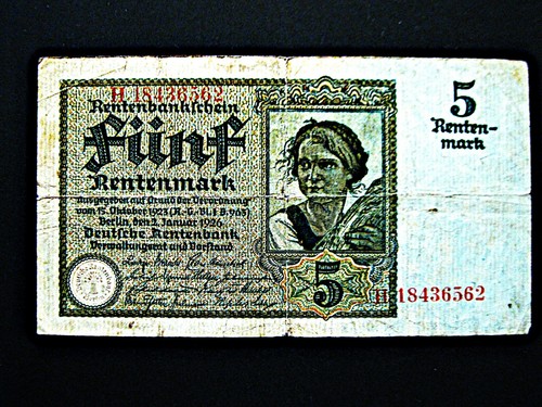 Rentenbankschein rentenmark - rentenbankschein,