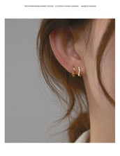 Mini Creolen Kleine Sterling