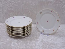 12 x Royal Epiag Design Porzellan Kuchenteller Streublumen - Vintage - 19,5 cm 
