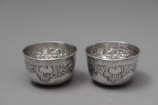 Paar Faustbecher (Tummler), verm. 84 Zolotniki Silber, 1765, Moskau, WA