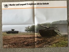 Bundeswehr Poster Heer "Kampfpanzer Leopard 2 + SPz Marder"-
