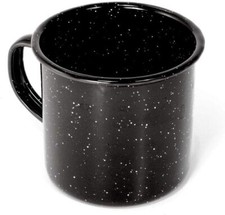 GSI Outdoors – Emailletasse – schwarz – Größen 355 ml ( 1491 )