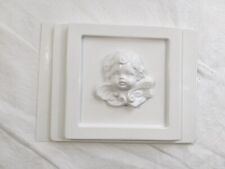 Gipsform Gießform Ausgießform Putte Engel mit Rahmen