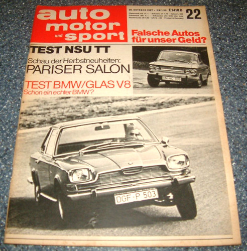 Auto motor sport 1967 bmw - 22/1967,