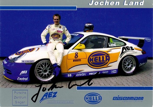 Autogramm jochen land - autogramm,,