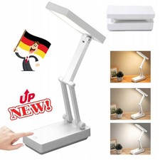 Faltbare Touch Schreibtischlampe Nachttischlampe Dimmbare Tischleuchte Aufladbar