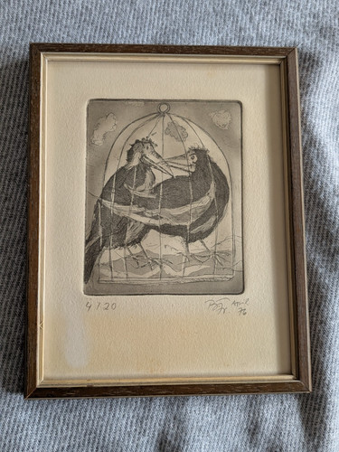 Kleines bild raben käfig - bild,,